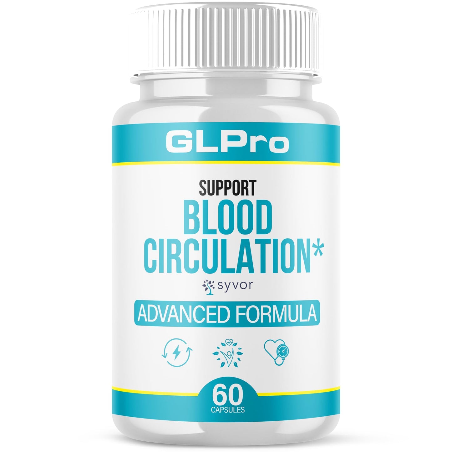 GLPro Blood Capsules, Official GLPro Blood Health Support Pills with All Natural Ingredients, Advanced Formula Supplement with Maximum Strength Premium Vitamins for Women and Men (60 Capsules) SyvorBuy Supplements Australia