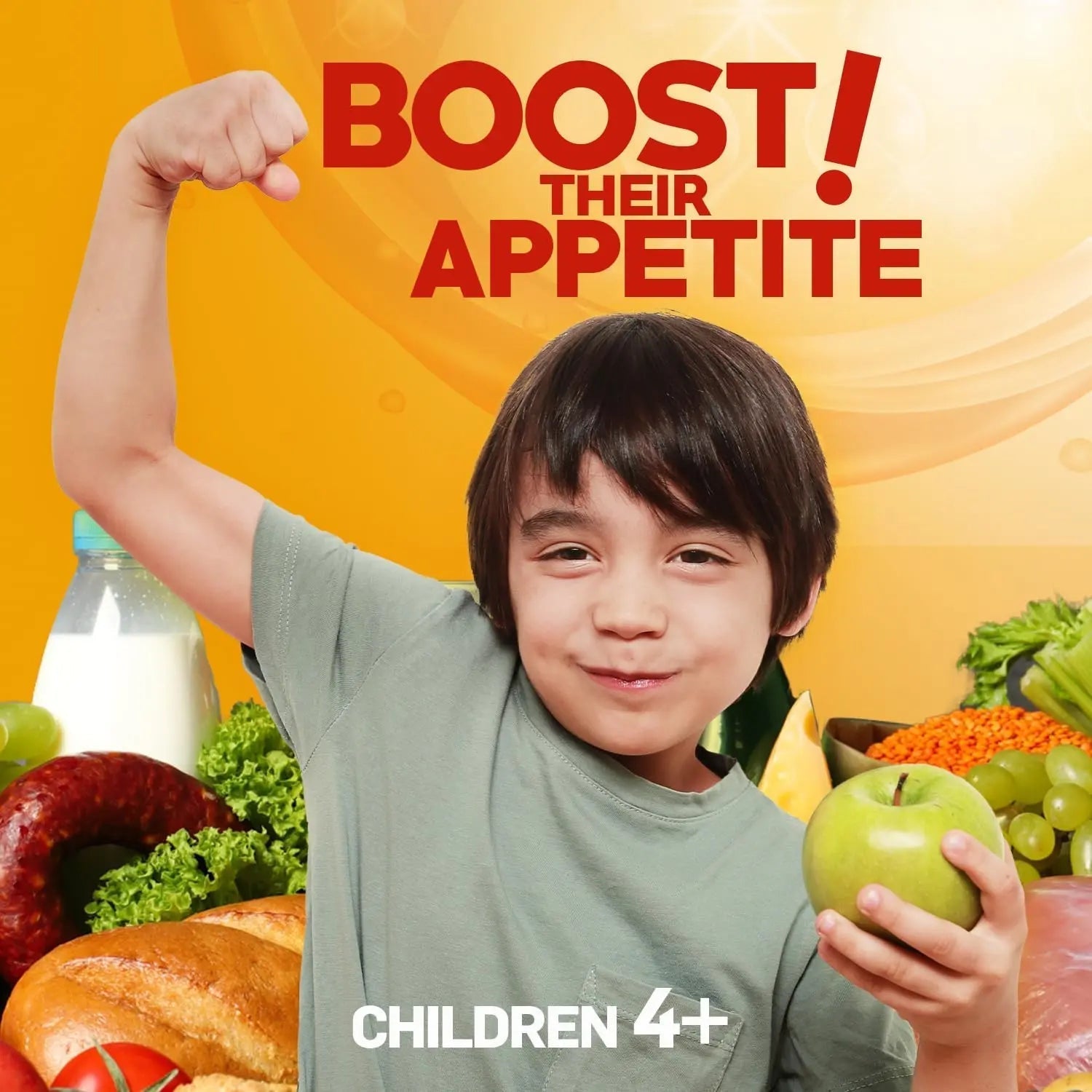 Apetol Appetite Booster & Brain Energy Liquid Vitamins - Dietary Supplements for Kids & Adults - Supports Digestive Health, Memory & Vitality Apetol