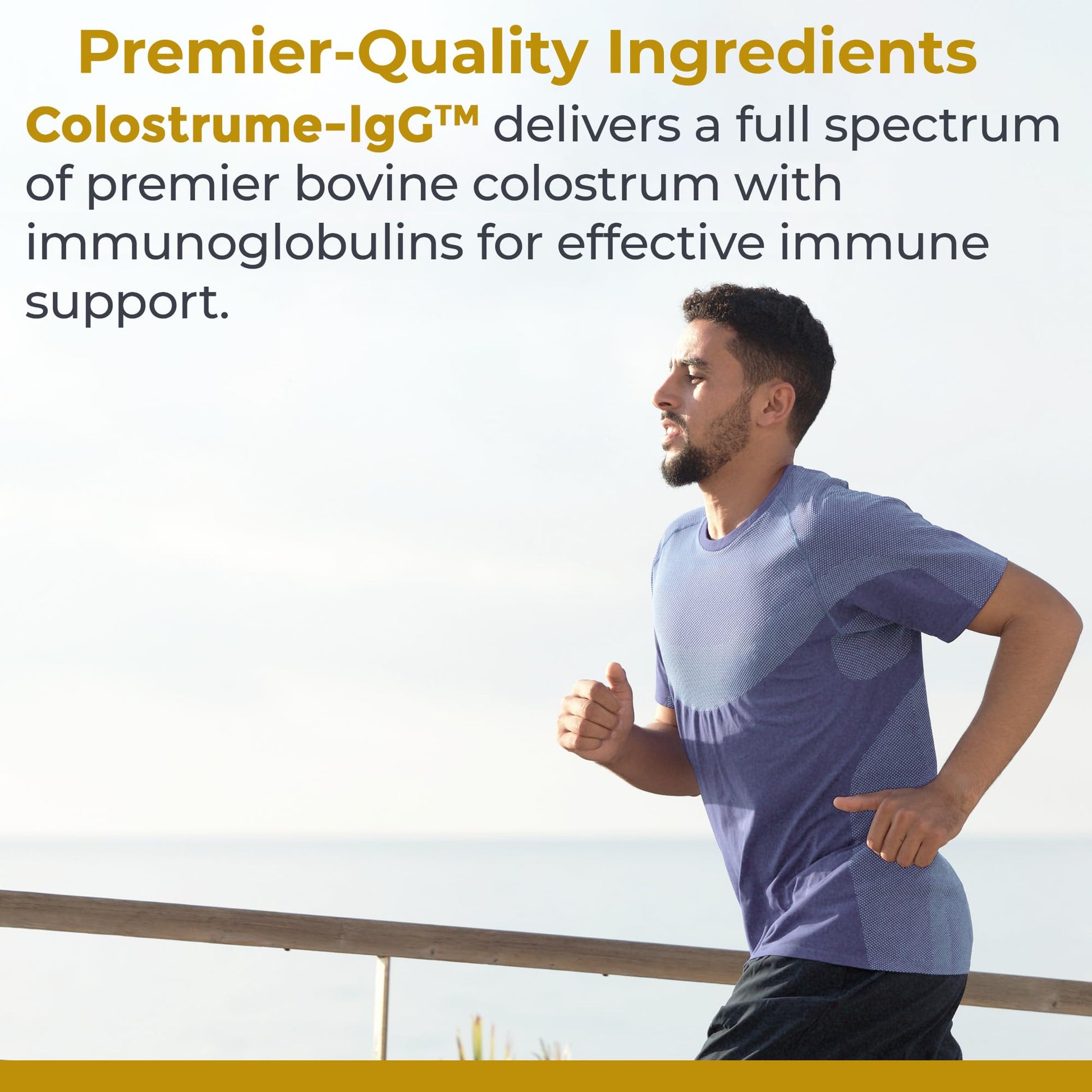 Premier Research Labs Colostrum-IgG - Colostrum Supplement, Bovine Colostrum for Humans, Cow Colostrum for Immune Health, Superfood with Lactoferrin, Amino Acids, Nucleotides - 60 Capsules Premier Research LabsBuy Supplements Australia