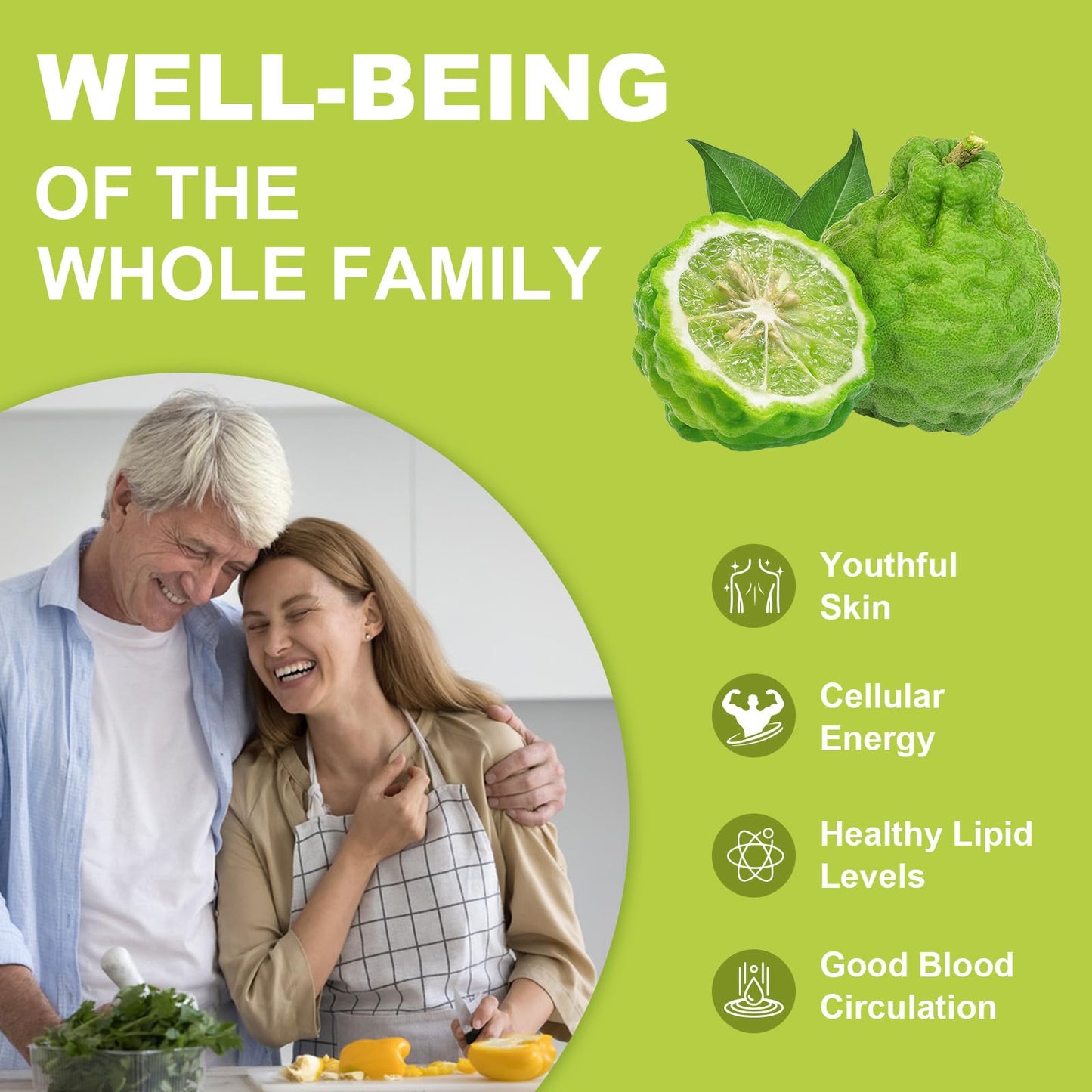 Citrus Bergamot Supplement for High Cholesterol - Italian Citrus Bergamot & Plant Sterols Stanols Natural Way to Balance Cholesterol Level,