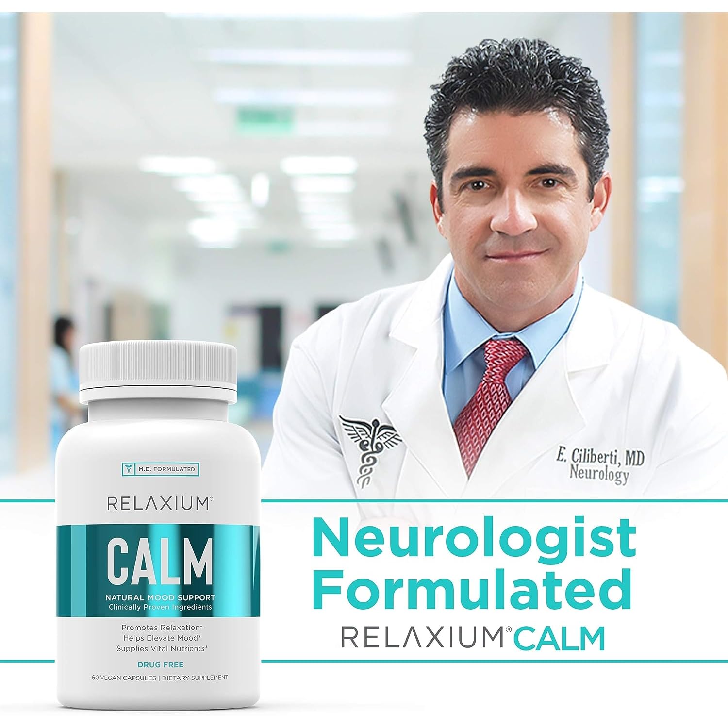 Relaxium Calm, Non-Habit Forming, Stress & Mood Support Supplement RelaxiumBuy Supplements Australia