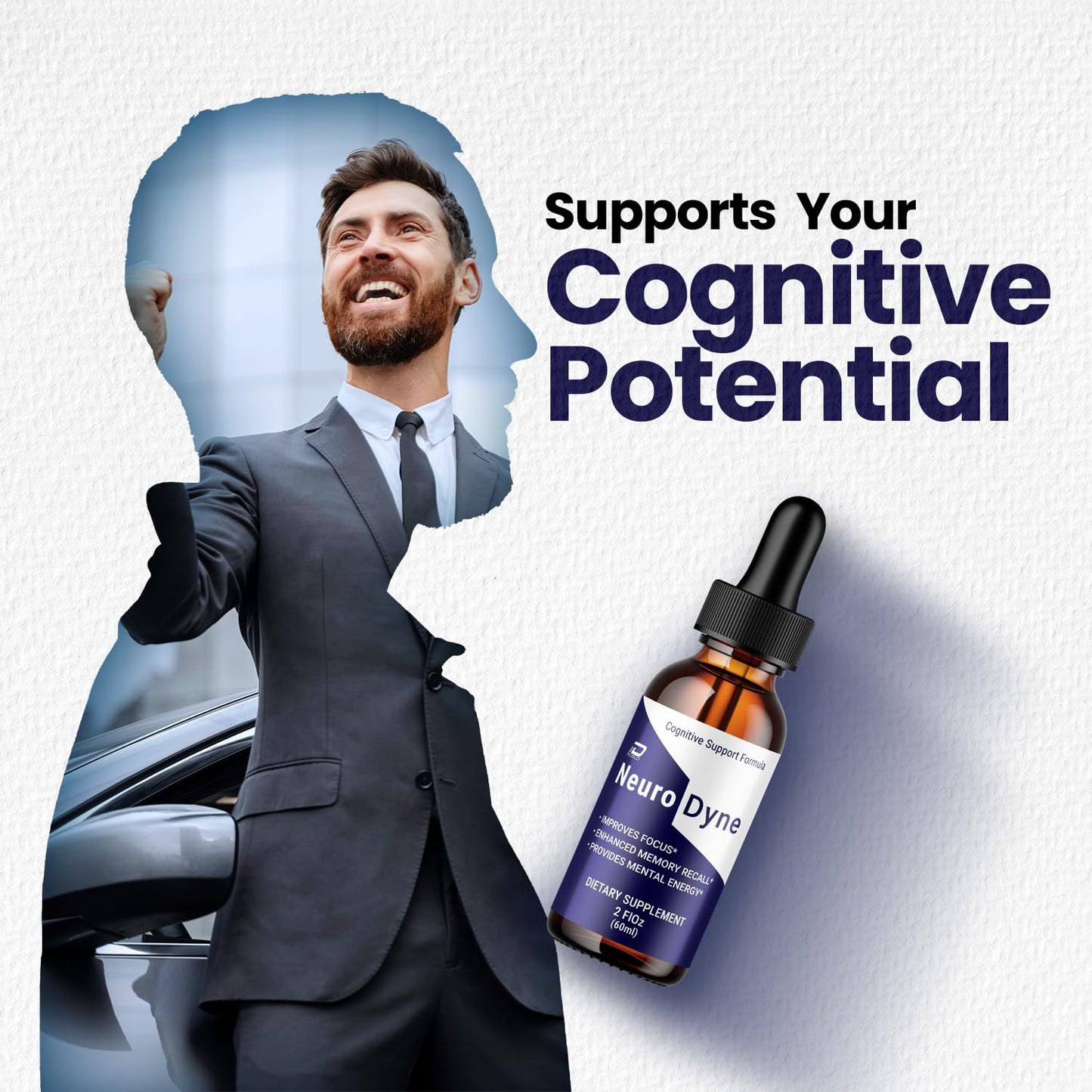 Neurodyne Liquid Drops – Neuro Dyne Natural Liquid Dietary Natural Blend Supplement (1 Pack – 1 Month Supply) IndeloBuy Supplements Australia