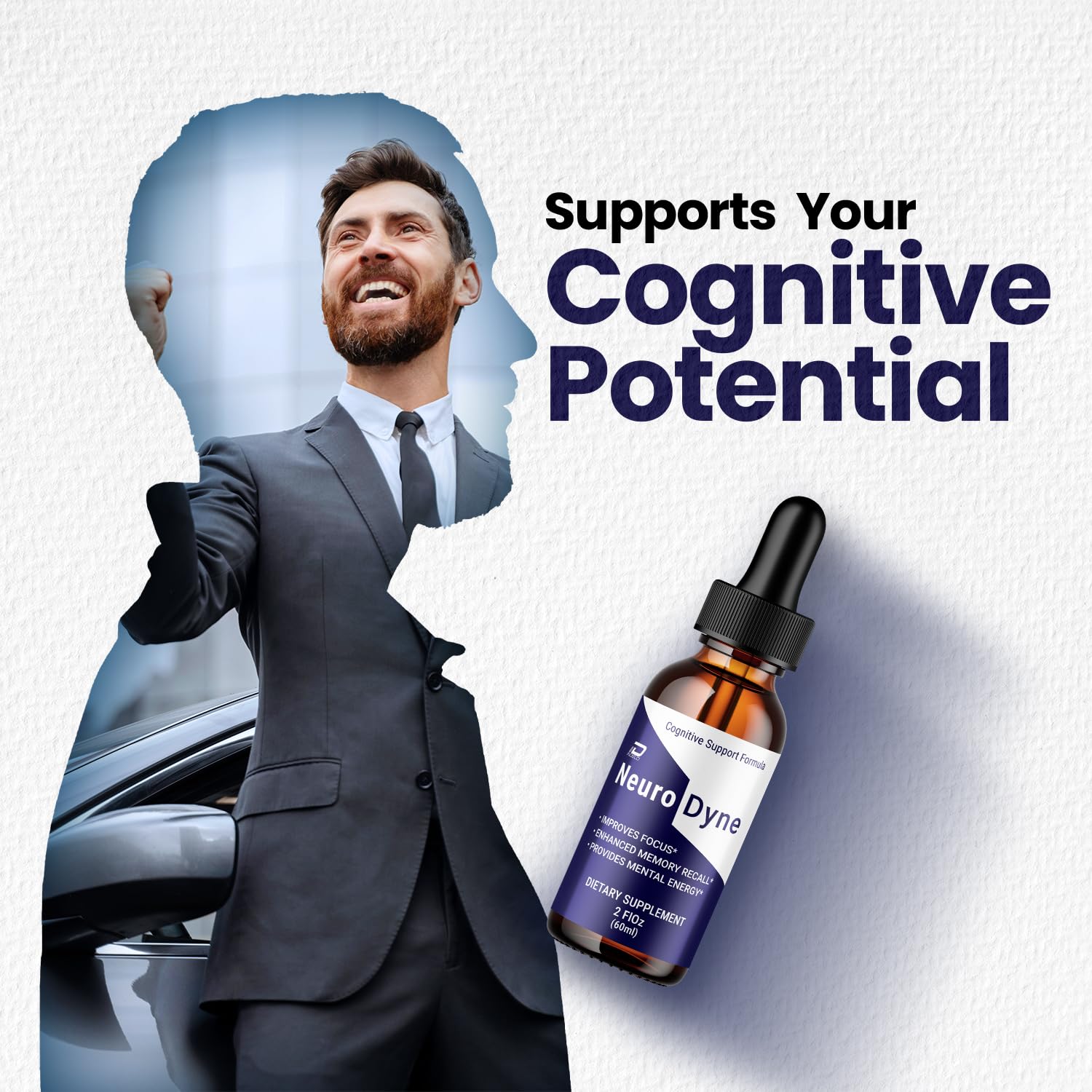 Neurodyne Liquid Drops – Neuro Dyne Natural Liquid Dietary Natural Blend Supplement (1 Pack – 1 Month Supply) IndeloBuy Supplements Australia