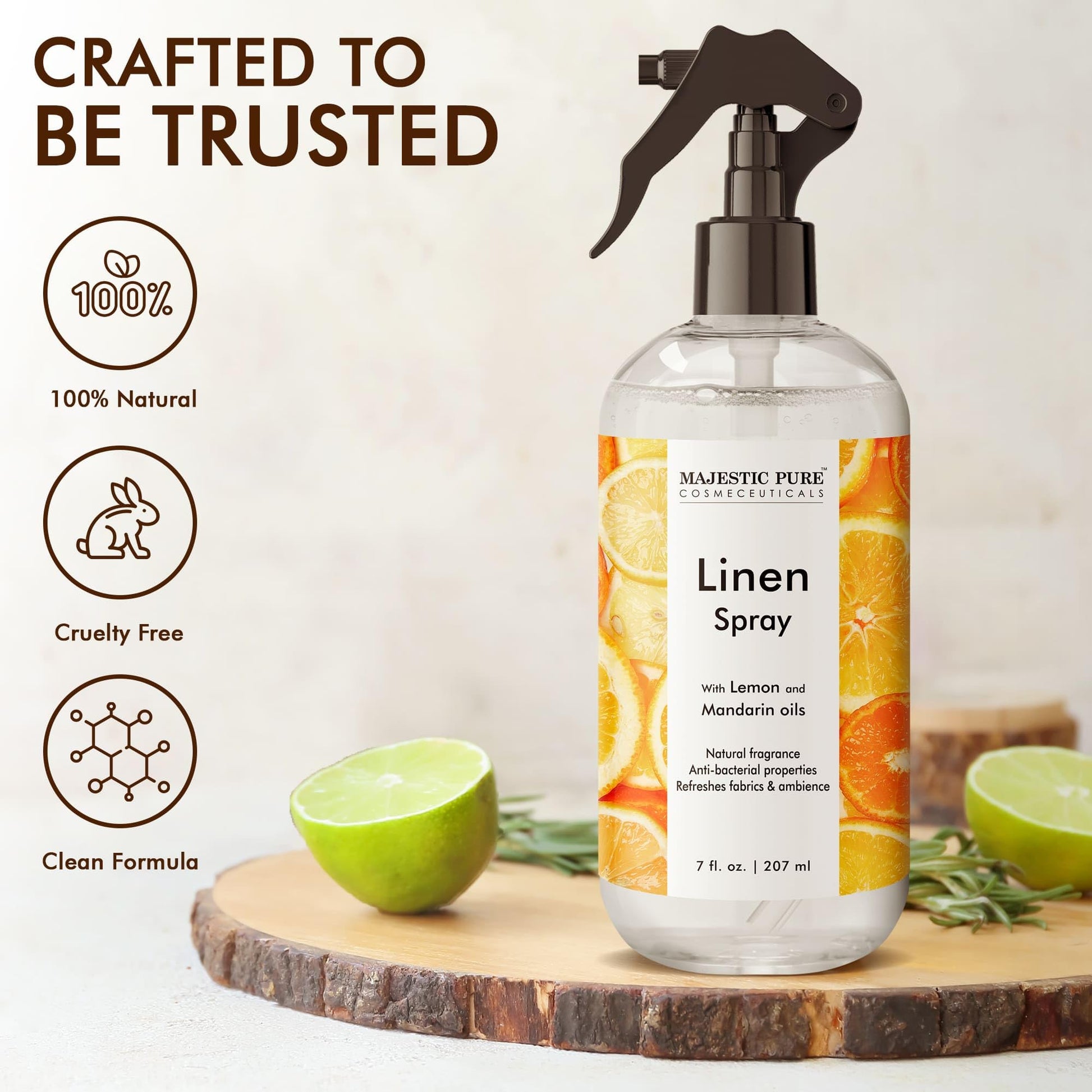 Majestic Pure Linen Spray | All Natural Fragrance | Spray for Pillows, Bedding, Sheets, Clothing MAJESTIC PUREBuy Supplements Australia