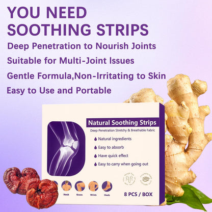 Soothing Joint Patches – Natural Herbal Comfort Pads for Knees, Shoulders, Back & Neck, Stretchy Breathable Fabric, Joint & Muscle Soreness, Long Lasting Soothing Strips, 8 Pcs/Box (2PCS) GenericBuy Supplements Australia
