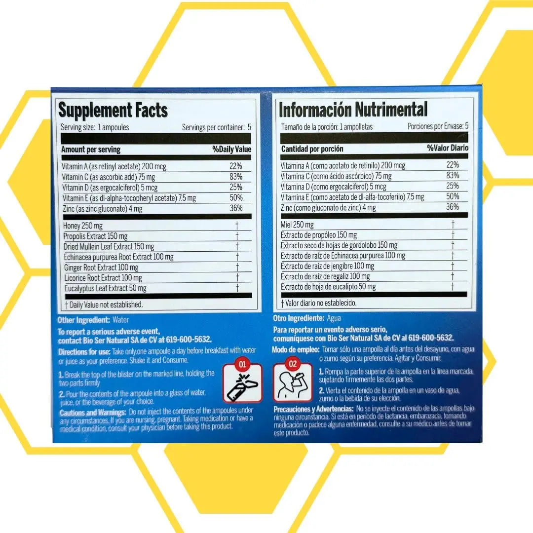 Aderogyl Oral Liquid Vitamins with A, C, D, E, Zinc, Bee Honey, Propolis, and Botanical Extracts - Natural Orange Flavor AderogylBuy Supplements Australia
