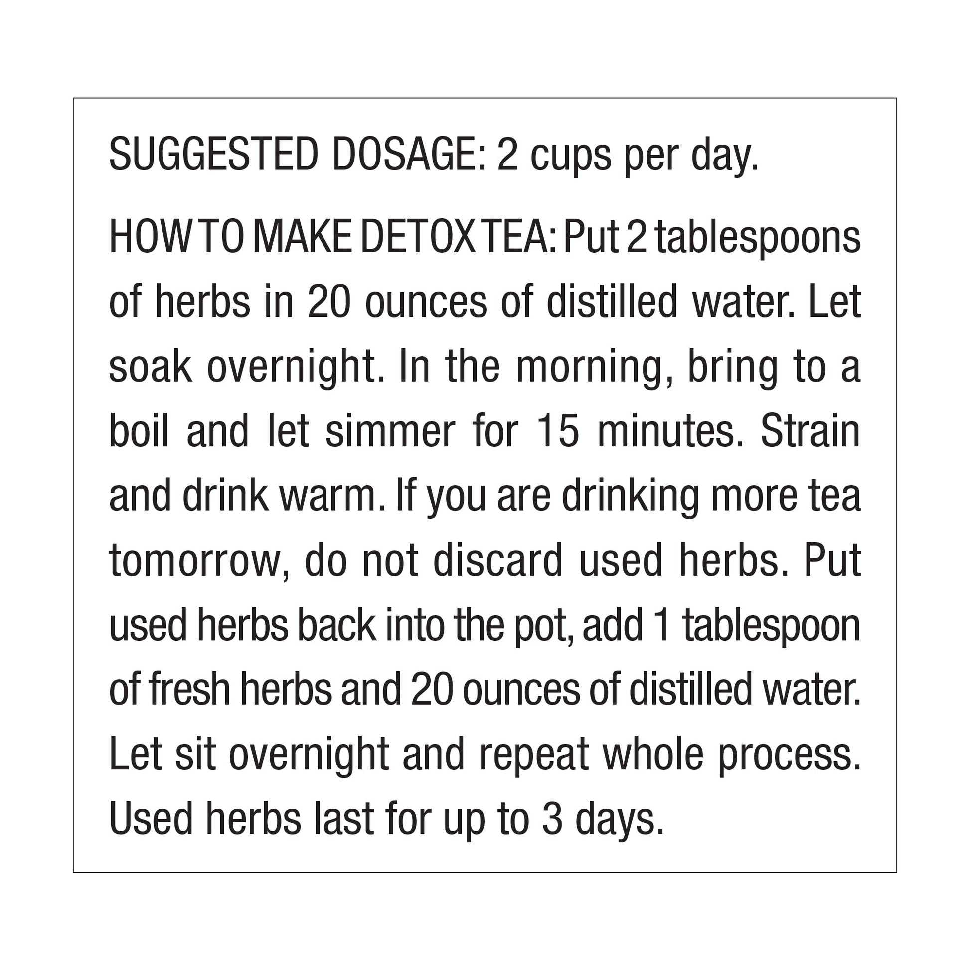 Dr. Schulze’s | Detox Tea | All Purpose Herbal Tonic | Powerful Digestive Stimulant | Dietary Supplement | Ultimate Liver Cleanse | Helps Eliminate Gas & Indigestion | Release Toxins | 6 Oz. Pack Dr. Schulze'sBuy Supplements Australia