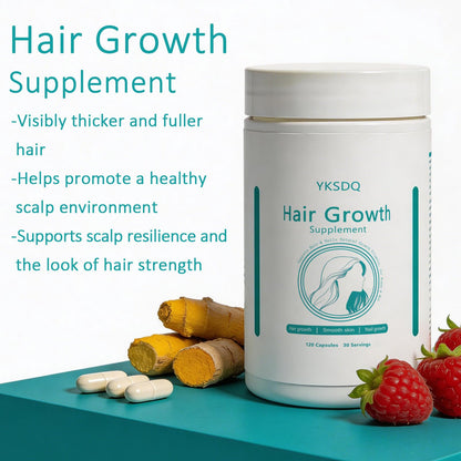 Hair Growth Biotin 10000mcg Supplement with Vitamins A C D E & Calcium - 30-in-1 Formula for Hair & Nails Support, for Women & Men, 30 Servings (1) WOJJBuy Supplements Australia