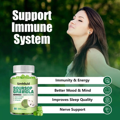 Simhould 1 Pack Soursop Graviola Gummies SimhouldBuy Supplements Australia