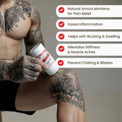 Dr. Doug's Recovery Balm – Organic Arnica & Magnesium Topical Rub – Soothing Support Lotion for Active Muscles, Joints, & Skin – Dermatologist Approved, Handmade in USA, Organic 2 oz Twist-Up Stick Dr. Doug'sBuy Supplements Australia