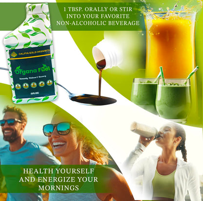 Organa Fuel 30-Day Supply: Advanced Liquid Immune Support Supplement, Supports Cellular, Gut & Organ Health, Vitamins, Minerals, Superfoods, Antioxidant. for Adults & Kids 12+ - 8 fl oz (Pack of 1) Organa FuelBuy Supplements Australia