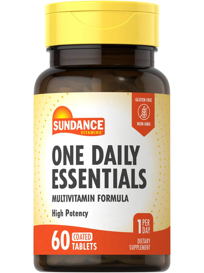Sundance Daily Multivitamin for Adults | 60 Tablets | High Potency Formula | Non-GMO and Gluten Free Supplement Sundance