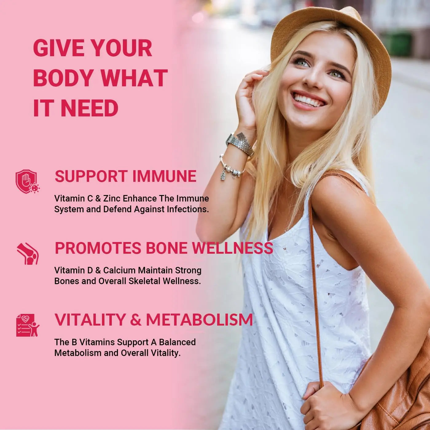 Wiszeen Sugar Free Methylated Multivitamin for Women Gummies, Biotin, Collagen, Calcium, Magnesium, Inositol, Folate, Iron, Vitamin A, C, D, E Wiszeen
