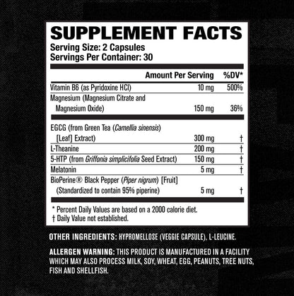 Jacked Factory Lean PM Night Time Fat Burner, Sleep Aid Supplement, & Appetite Suppressant Jacked FactoryBuy Supplements Australia