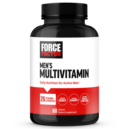 Force Factor Men’s Multivitamins, Multivitamin for Men Plus Amino Acids Supplement with 27 Vitamins and Minerals, and Phytonutrients to Support Energy, and Immunity, 60 Tablets Force FactorBuy Supplements Australia