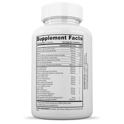 Justified Laboratories (2 Pack Blood Balance Max 1295MG Formula Supplement Pills Justified LaboratoriesBuy Supplements Australia