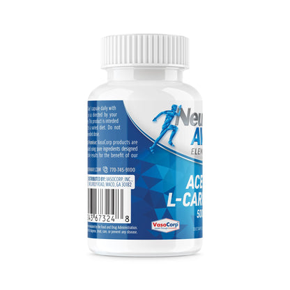 NeuropAWAY Elements Acetyl L-Carnitine 500mg 60ct Acid Resistant Capsules (60 500mg NeuropAWAYBuy Supplements Australia