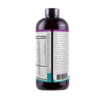 Liquid Super Multivitamin and Minerals - Premium Liquid Vitamins for Enhanced Absorption - Daily Liquid Multivitamin Supplement Life SolutionsBuy Supplements Australia