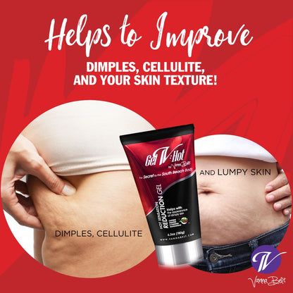 Vanna Belt Gel-V Hot Cream for Cellulite, 6.3 oz - Effective Nighttime Belly Fat Burning V VANNA BELTBuy Supplements Australia