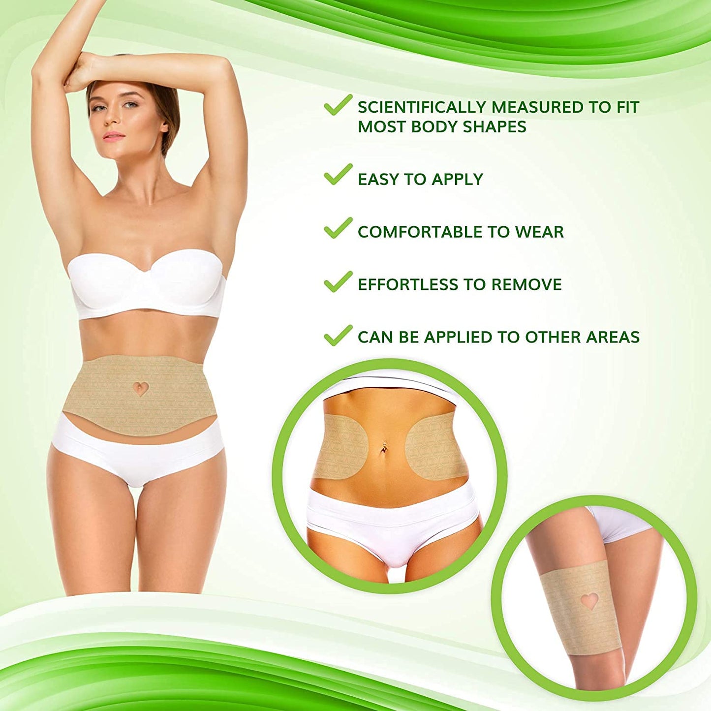 Moisturizing Body Wrap - New and Improved All Natural Body Applicator (5 WRAPS) Shape and Tone Body ProductsBuy Supplements Australia