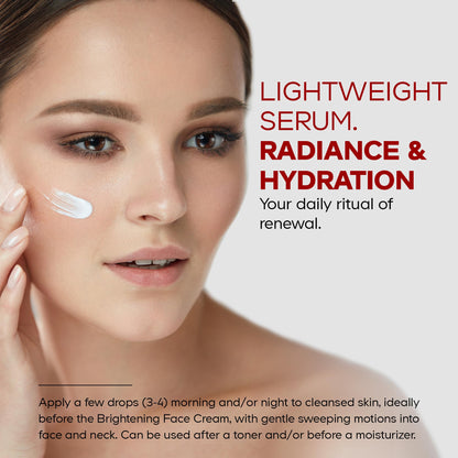Maison Rouge Brightening Face Serum by Codeage - Glutathione Serum, Vitamin C, E, Hyaluronic Acid, Collagen - Radiance Enhancing - Parabens and Sulfates-Free - Refillable - All Skin Types - 1.7 fl oz CodeageBuy Supplements Australia