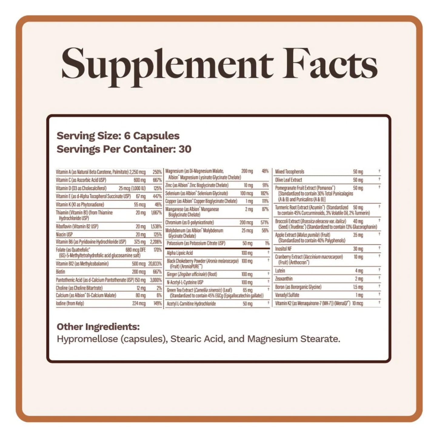 Utzy Naturals Essentially-U Multi-Nutrient | Whole Food Antioxidants + Chelated Minerals for Everyday Health | 180 Capsules Utzy NaturalsBuy Supplements Australia