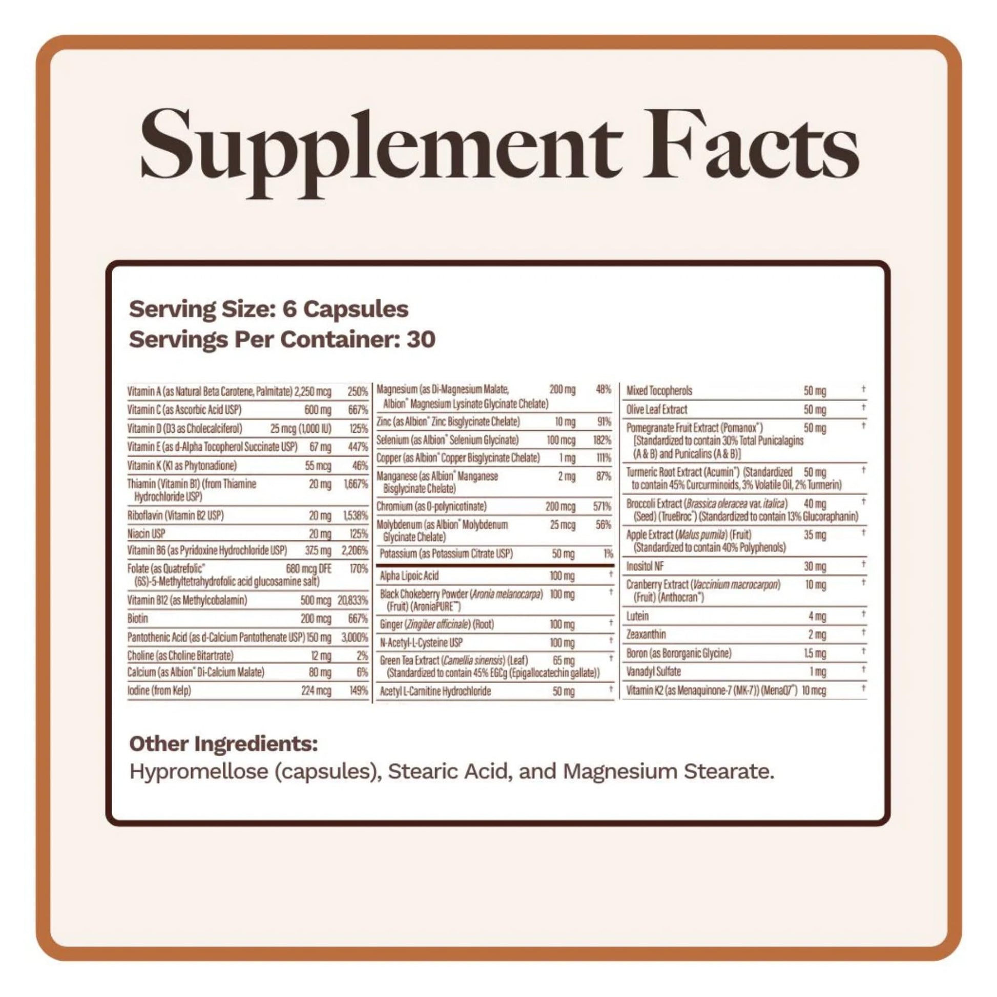 Utzy Naturals Essentially-U Multi-Nutrient | Whole Food Antioxidants + Chelated Minerals for Everyday Health | 180 Capsules Utzy NaturalsBuy Supplements Australia