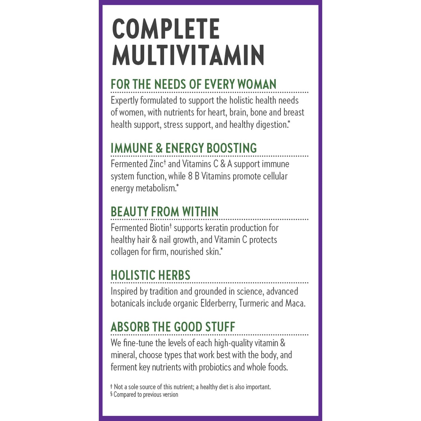 New Chapter Women's Multivitamin for Immune, Beauty + Energy Support with 20+ Nutrients -- Every Woman's One Daily New ChapterBuy Supplements Australia