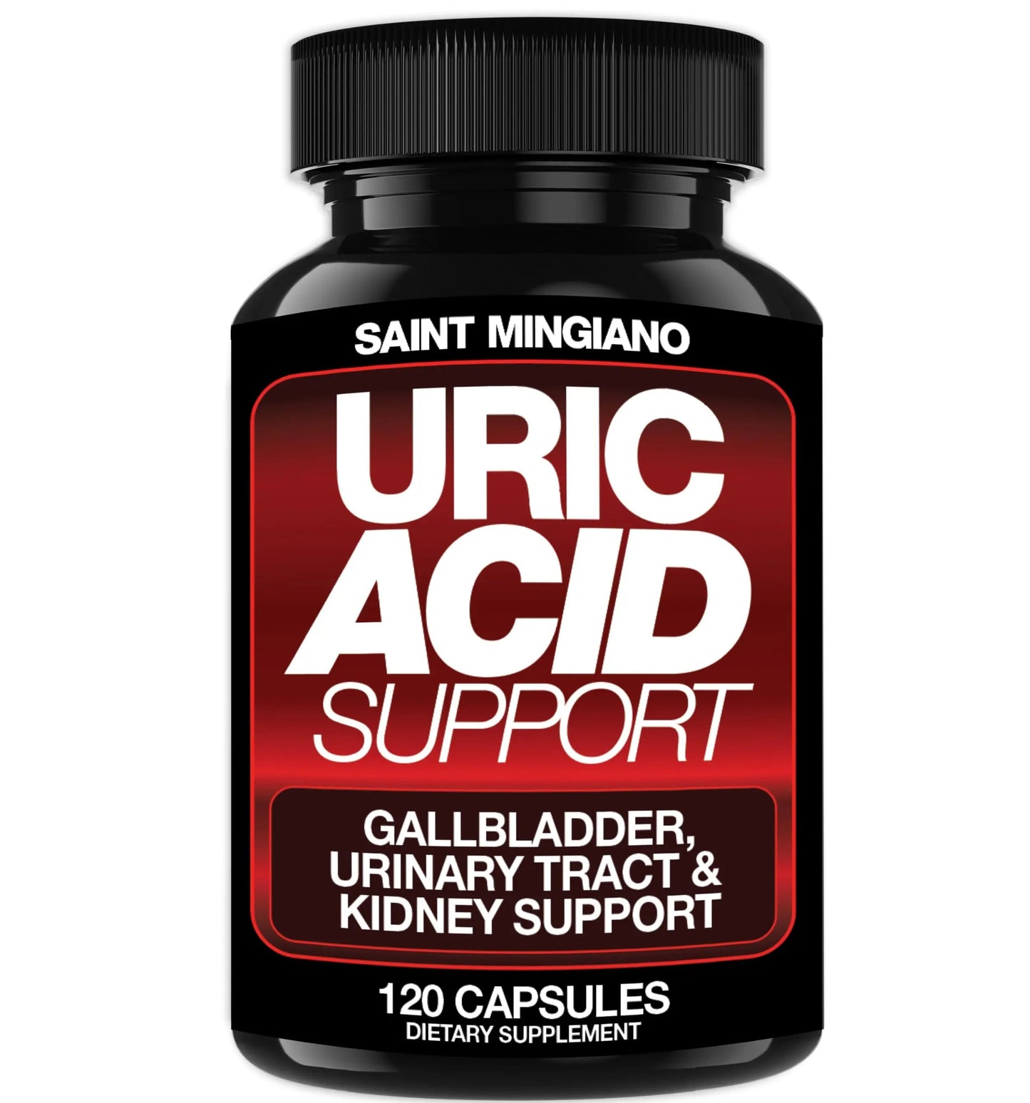 Saint Mingiano Uric Acid Flush for Gout Support -120 Capsules - Supports Kidney Cleanse Detox & Repair, Gallbladder & Urinary Tract Issues - Essential for Detox & Joint Support - Cranberry Extract Saint MingianoBuy Supplements Australia