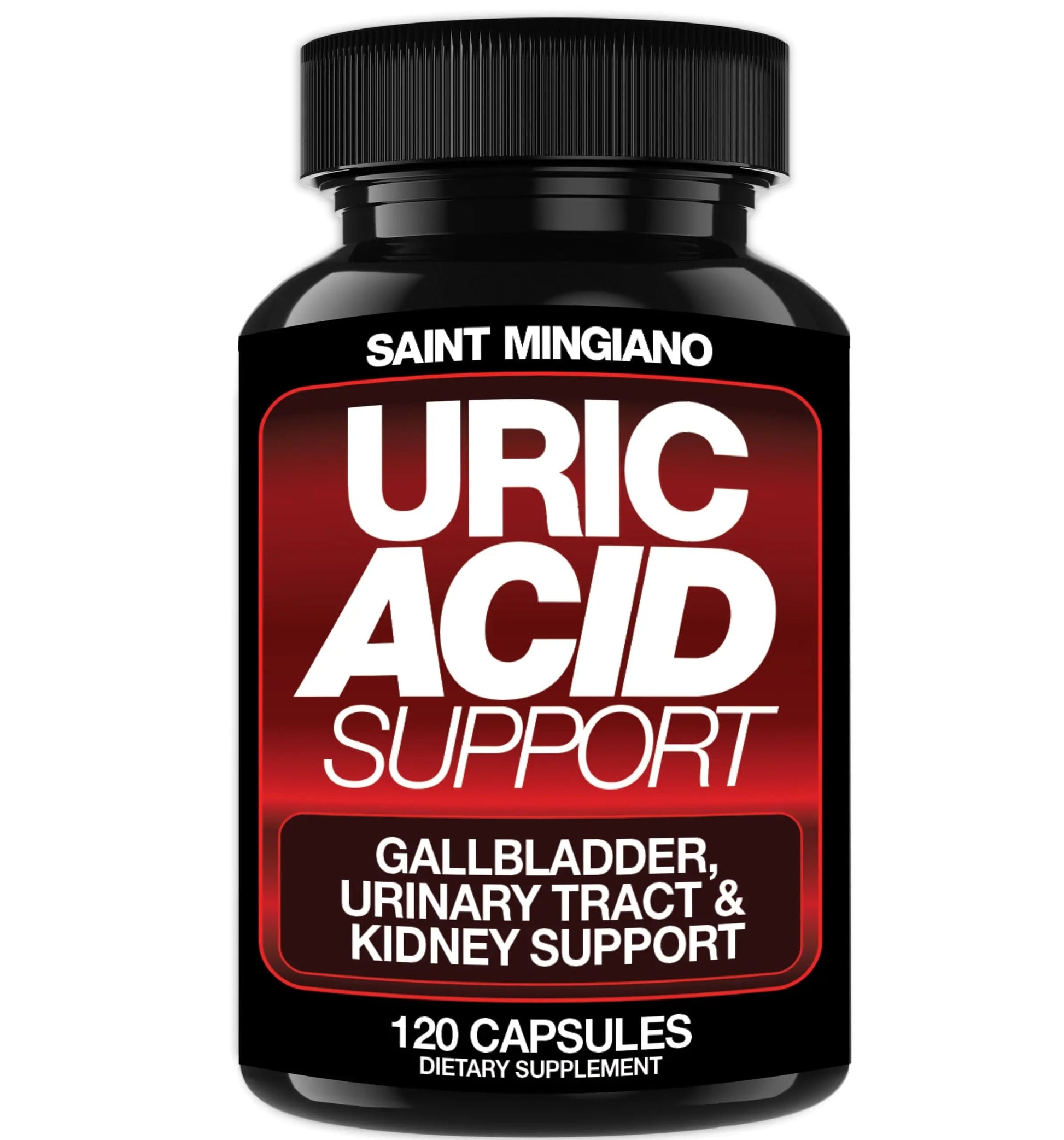 Saint Mingiano Uric Acid Flush for Gout Support -120 Capsules - Supports Kidney Cleanse Detox & Repair, Gallbladder & Urinary Tract Issues - Essential for Detox & Joint Support - Cranberry Extract Saint MingianoBuy Supplements Australia