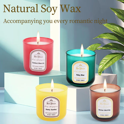 HOME & RELAX 14oz Scented Soy Wax Candle,Big Candle, More Than 80 Hours Long Lasting Burning time HOME & RELAXBuy Supplements Australia
