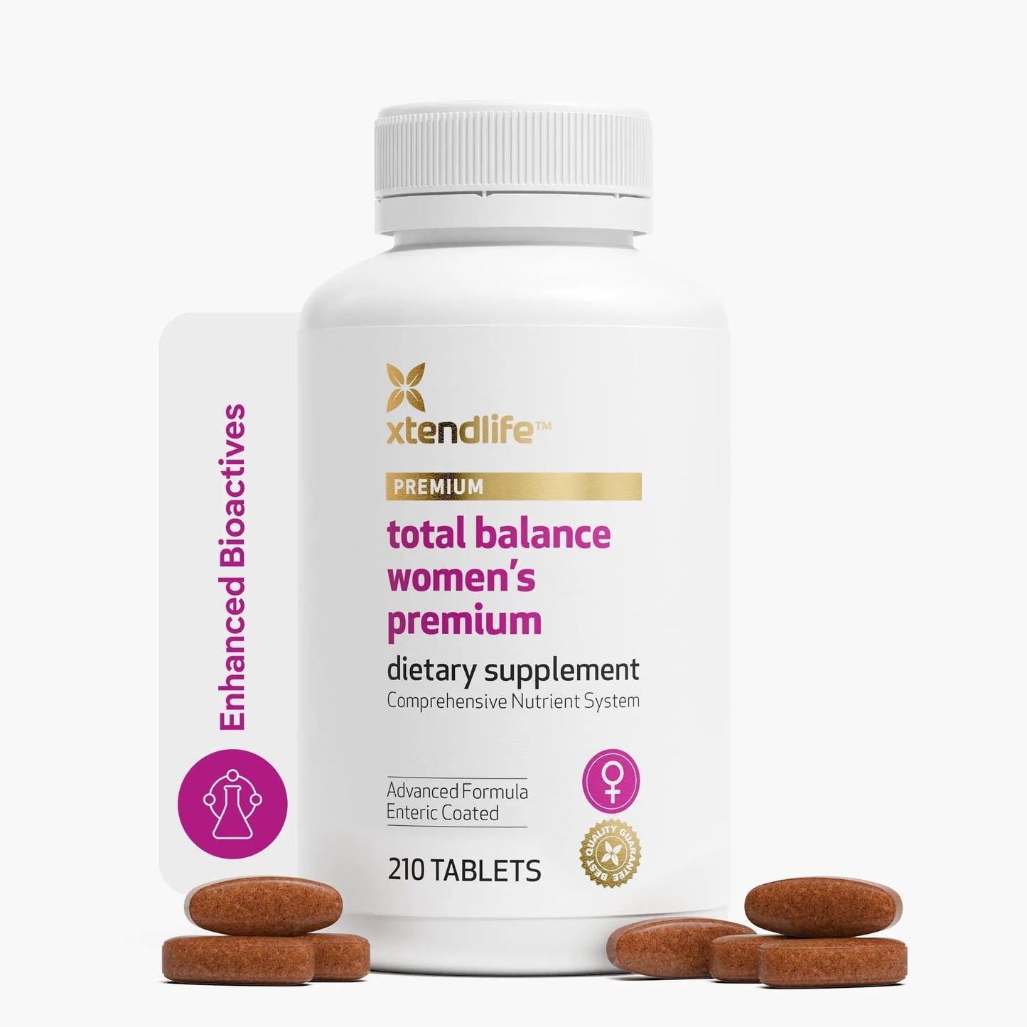 Xtendlife Total Balance Women's Premium Extra Strength Daily Multivitamin & Mineral - 90+ Nutrients for Complete Immune Xtendlife