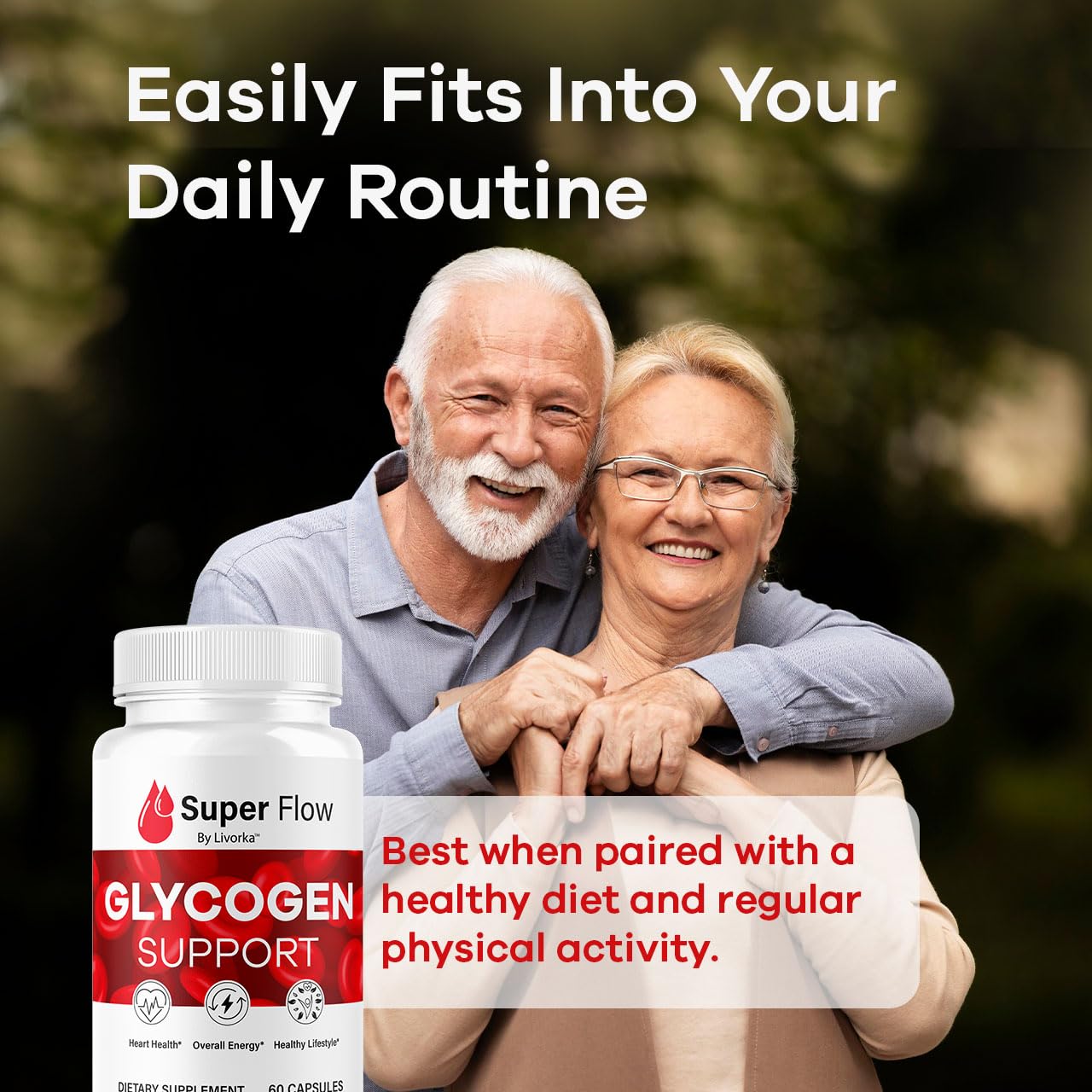 (2 Pack) Super Flow Glycogen Capsules - Official SuperFlow Advanced Glycogen Support Pills - Maximum Strength, Natural Formula Vitamins for Overall Health & Wellness Reviews, 120 Capsules for 2 Months LIVORKABuy Supplements Australia