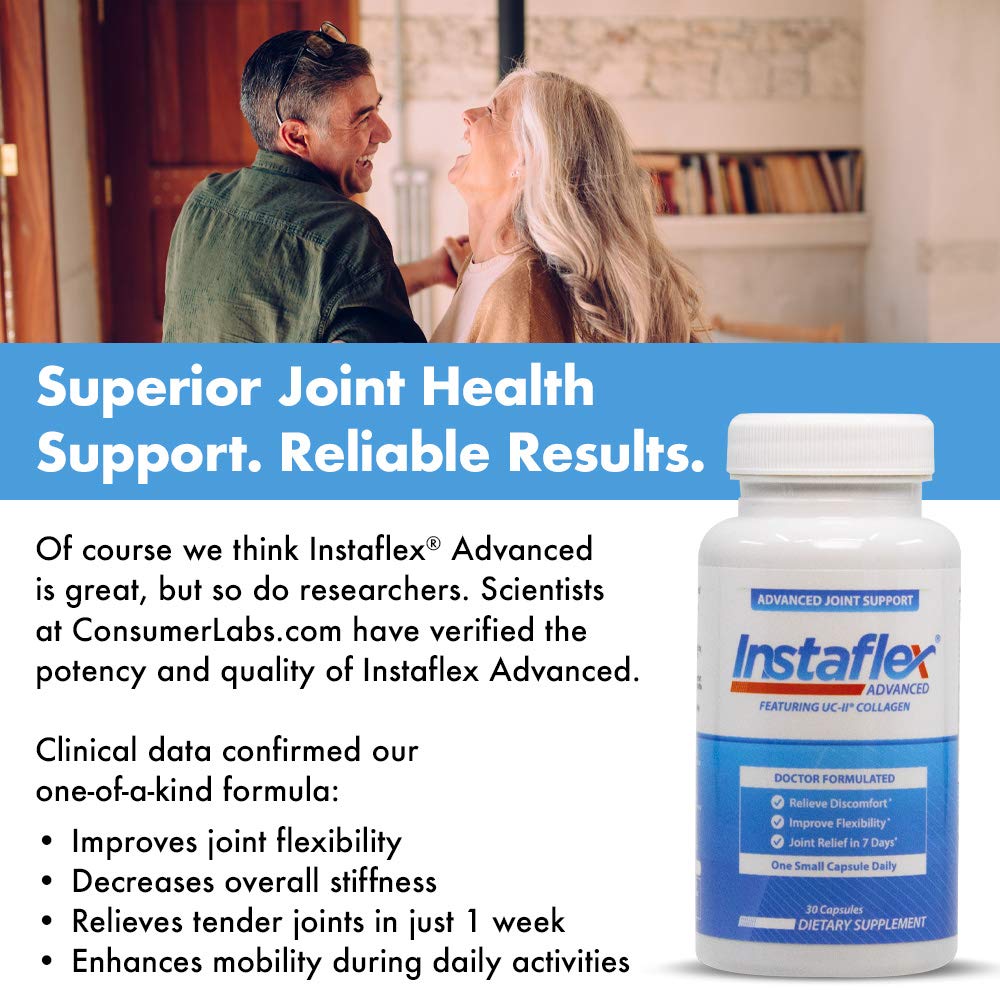 Instaflex Advanced Joint Support - Doctor Formulated Joint Relief Supplement, Featuring Collagen & 5 Other Joint Discomfort Fighting Ingredients - 14 Count InstaflexBuy Supplements Australia