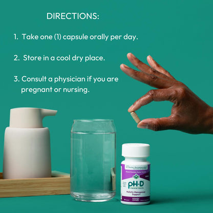 pH-D Feminine Health - Holistic Menopause Support - Oral Supplement with CON-CRET Concentrated Creatine pH-D Feminine Health SupportBuy Supplements Australia