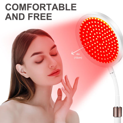 Red Light Lamp with Base, 660nm Red Light & 850nm Near Infrared Red Light Lamp with Timer DevowellteBuy Supplements Australia
