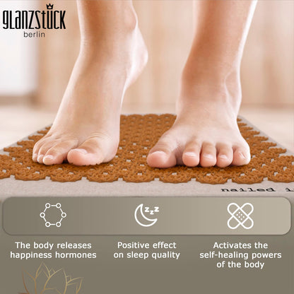 Glanzstück Berlin® Health Collection XXL Acupressure Mat Set for Full Body for Tension Headaches Glanzstück BerlinBuy Supplements Australia