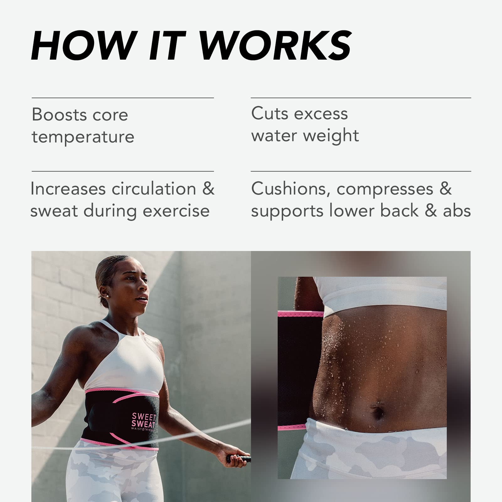 Sports Research Sweet Sweat Waist Trimmer Get More from Your Workout - Medium Sports ResearchBuy Supplements Australia