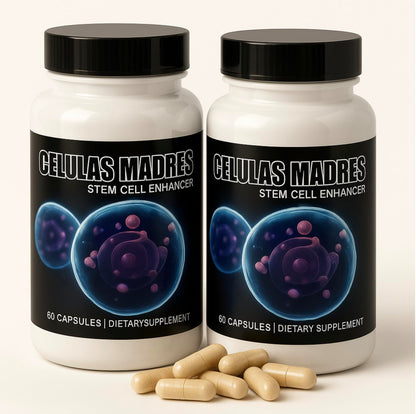 2 Bottles Celulas Madre Supports Joint & Muscles Stem Cell Immune Control 120 Capsules Madre Cell Plus. All Natural Steam Enhancer New GenericBuy Supplements Australia
