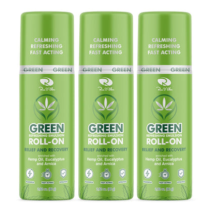 Ross D’Elen Green Menthol ROLL-ON 3-Pack ROSS D'ELENBuy Supplements Australia