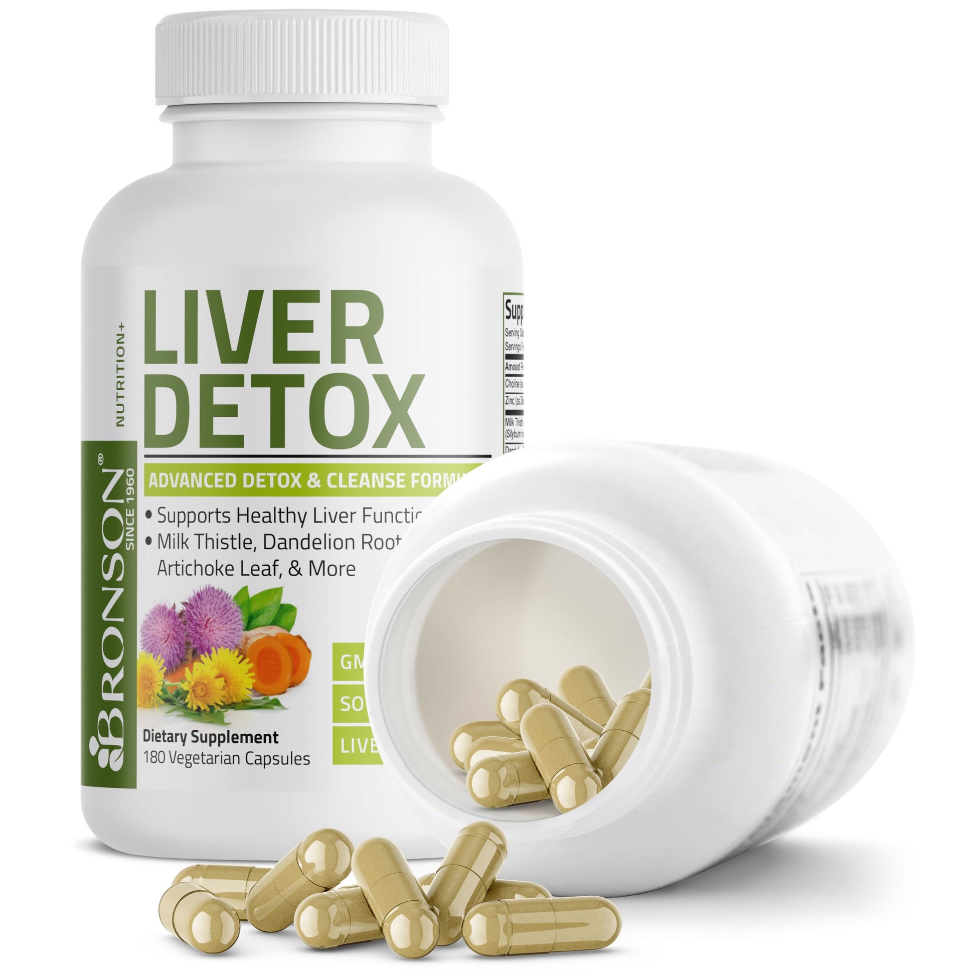 Bronson Liver Detox Advanced Detox & Cleansing Formula Supports Health Liver Function BronsonBuy Supplements Australia