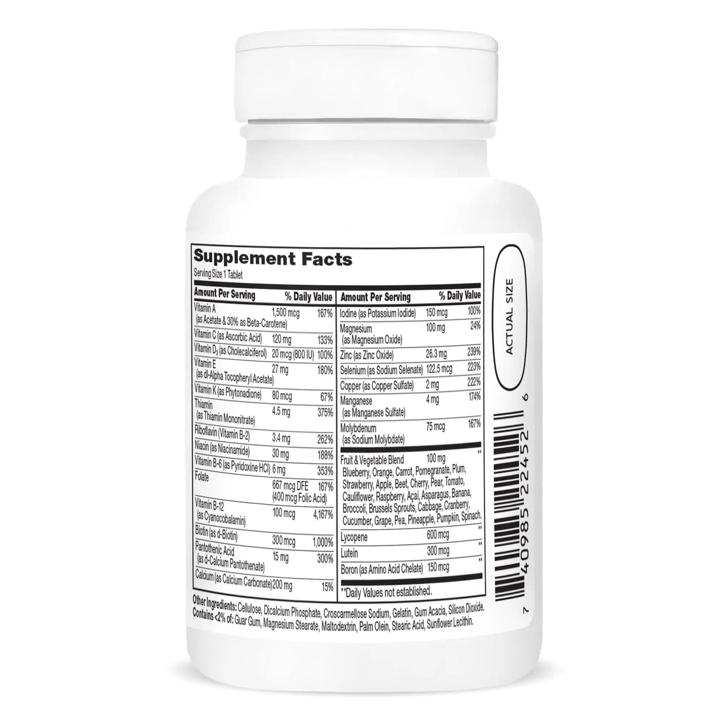 21st Century Wellify Men's 50+ Multivitamins with Minerals, 65Count 21st Century