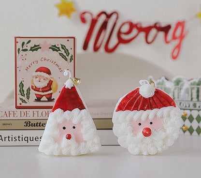 Christmas Cake Scented Candle,110G Handmade Aroma Soy Wax Santa Claus Decorative Candle T-shinBuy Supplements Australia