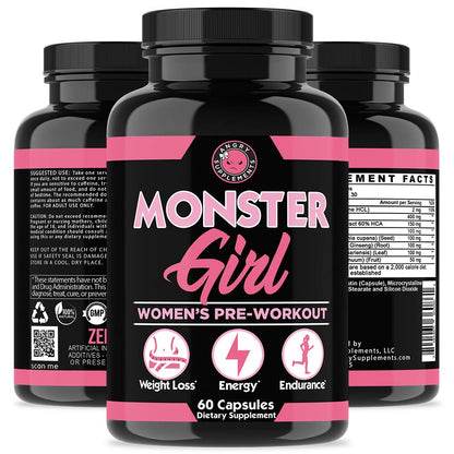 Angry Supplements Monster Girl, Women’s Pre-Workout + Recovery, Apple Cider Vinegar Angry SupplementsBuy Supplements Australia