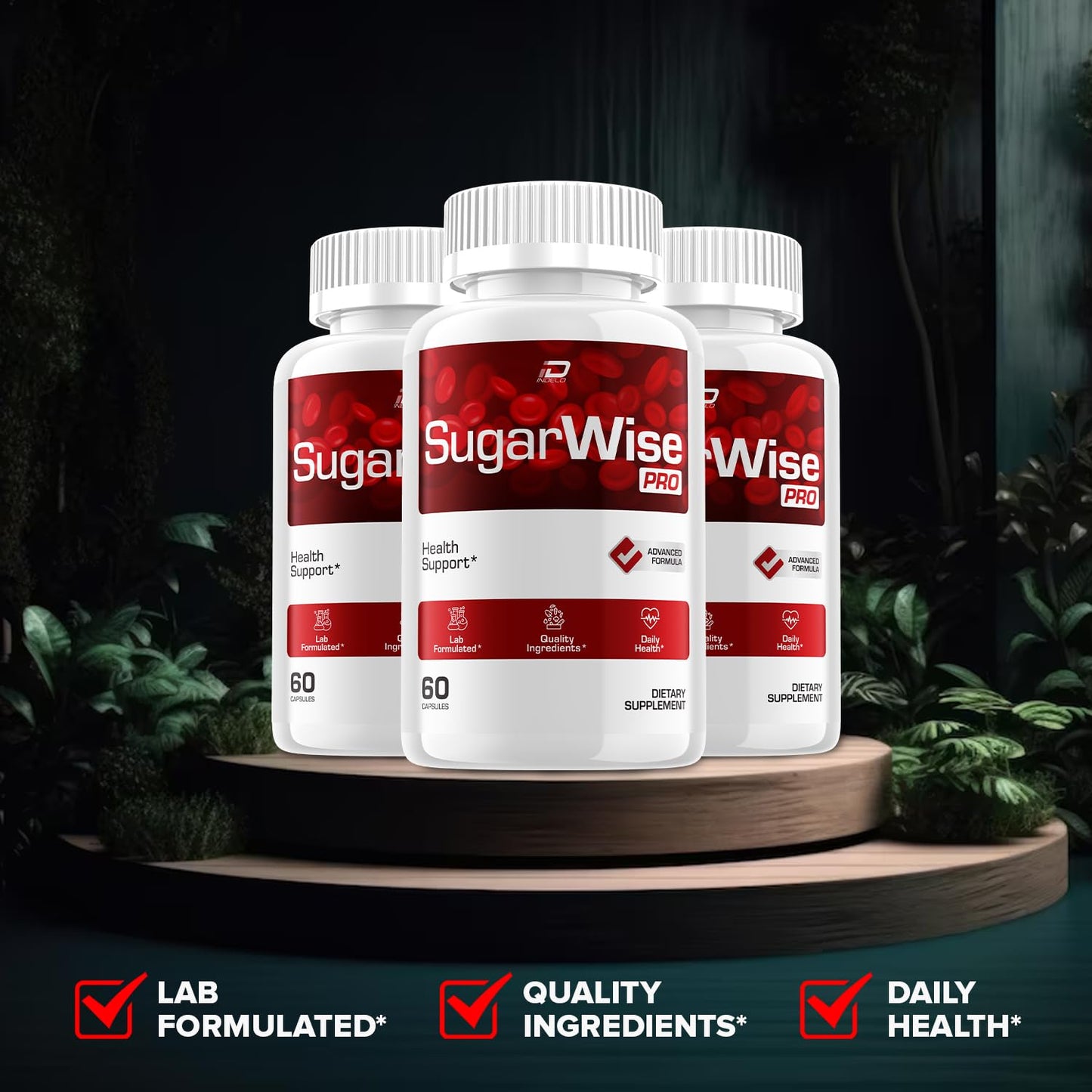 SugarWise Capsules – SugarWise Pro Natural Blend Daily Health Vitamins Supplement (5 Pack - 300 Capsules) IndeloBuy Supplements Australia