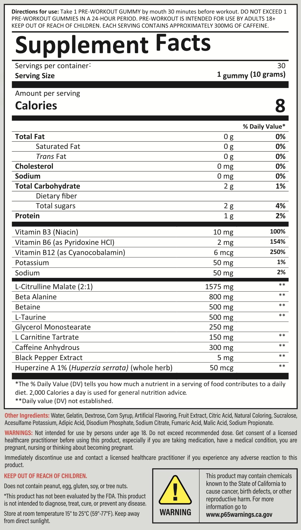 Kodagenix Pre Workout Gummies for Men and Women with Caffeine, L-Citrulline and Beta KodagenixBuy Supplements Australia