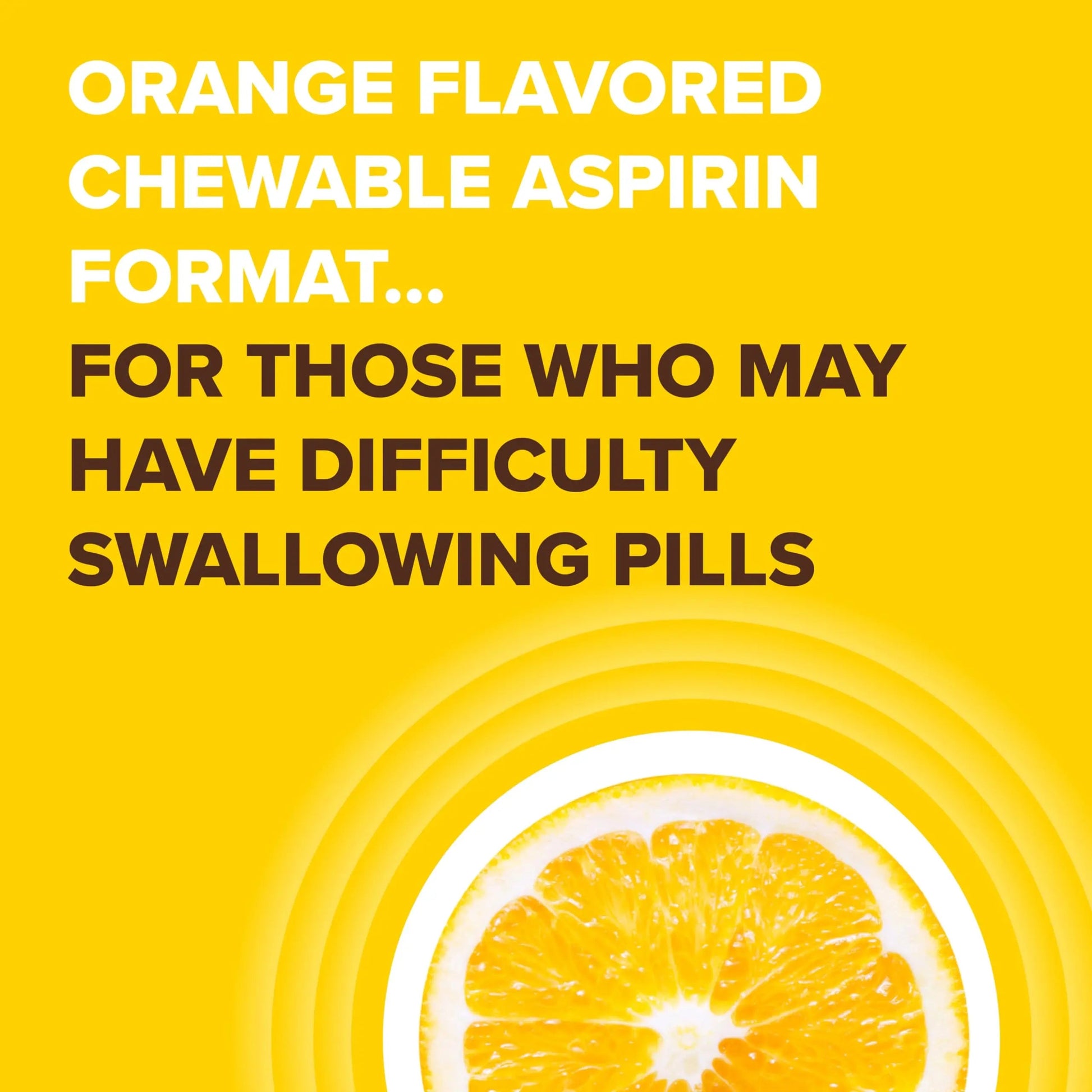 Bayer Aspirin Low Dose 81 mg Chewable Tablets, Pain Reliever, Orange Flavored, 216 Tablets (6 Pack) BayerBuy Supplements Australia