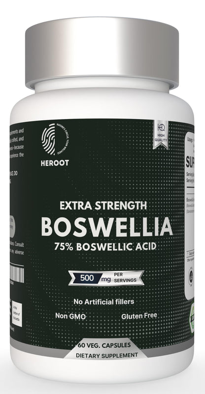 Heroot Boost Joint Mobility with 75% Extra Strength Boswellia Serrata Extract, 120 Capsules HerootBuy Supplements Australia