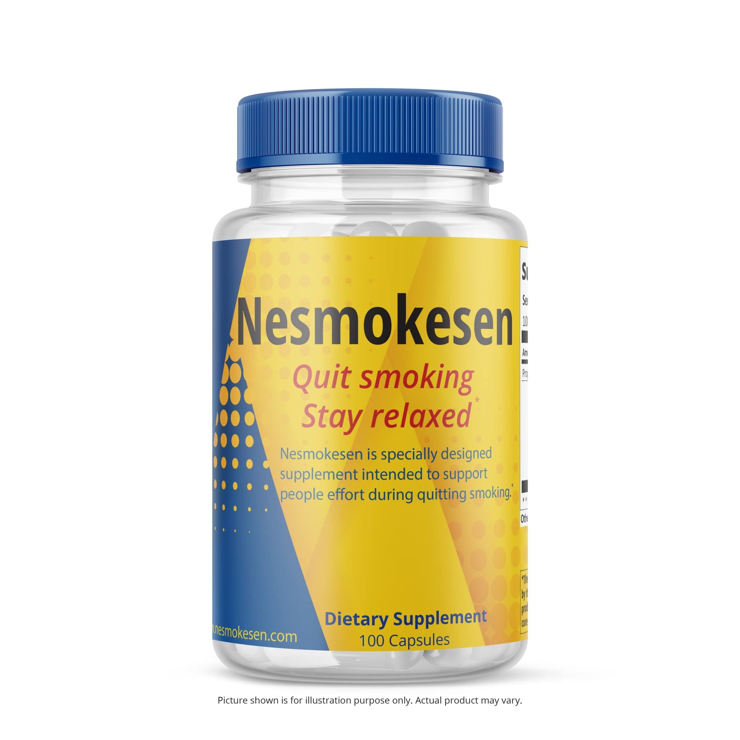 Nesmokesen - Quit Smoking Stay Relaxed, (100 Capsules / 27 Days Supply) Nature's EngineeringBuy Supplements Australia